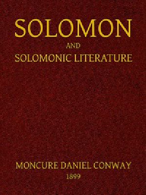 [Gutenberg 41115] • Solomon and Solomonic Literature